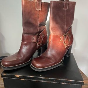 Brown Leather MIA Boots